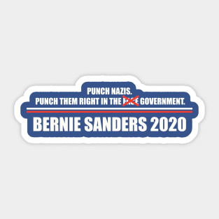 Fight Fascism: Vote Bernie Sanders 2020 Sticker